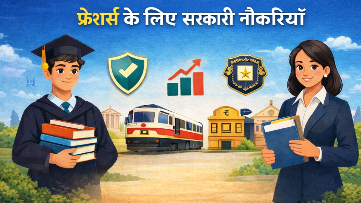 Freshers Govt Jobs