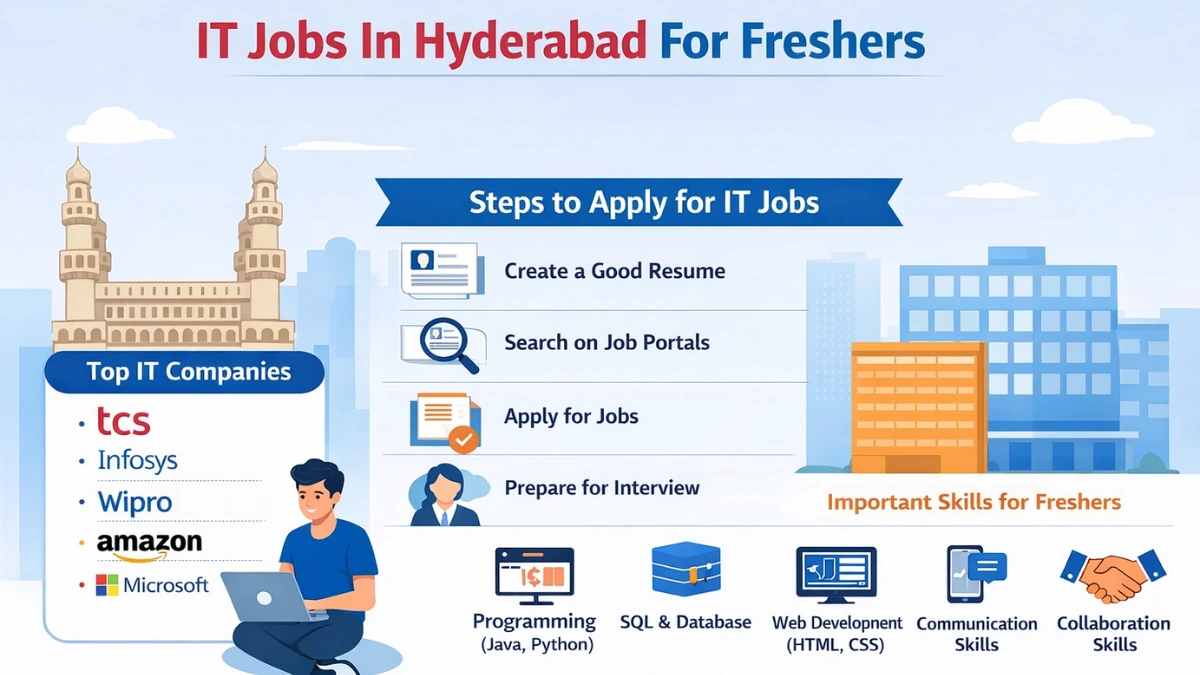 IT Jobs In Hyderabad For Freshers