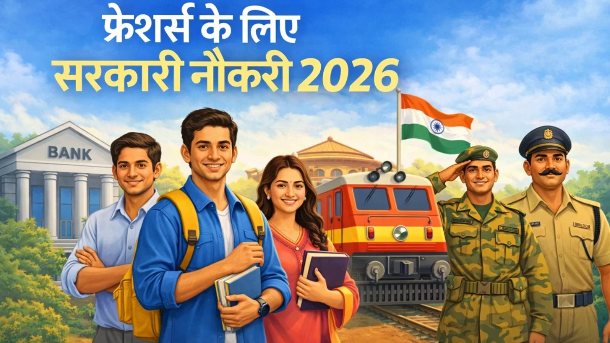 Government Jobs For Freshers