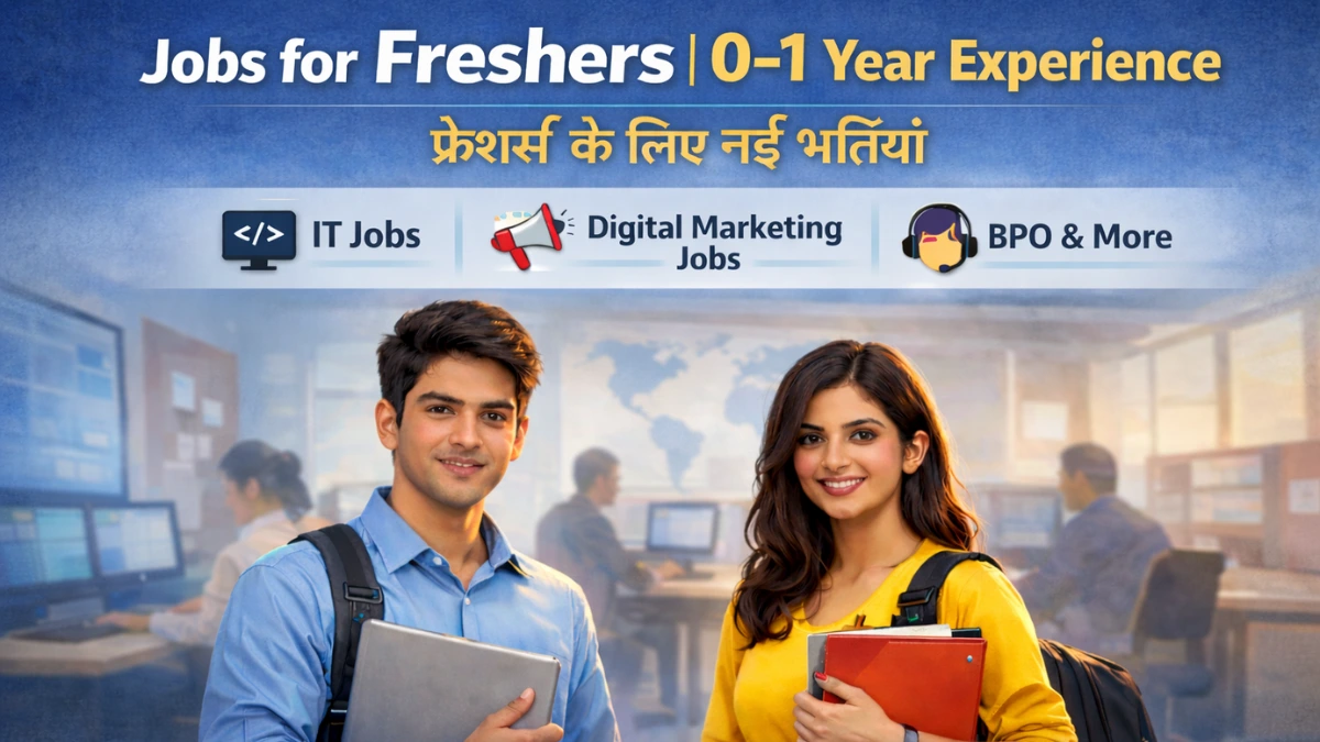 Jobs for 0-1 Year Experience