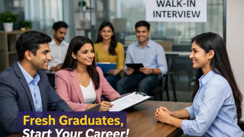 Walk-in Interviews for Fresh Graduates: आज के लेटेस्ट फ्रेशर जॉब्स